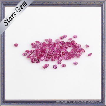 Natural Small Size 2mm Vivid Red Natural Precious Ruby Stone